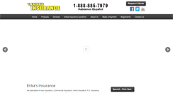 Desktop Screenshot of erikasinsurance.com